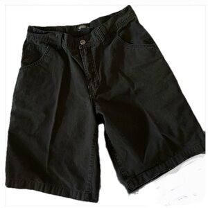 OAKLEY Men's Black, Pocketed GUC Shorts Button & Zipper Closure Sz 32W Loose Fit